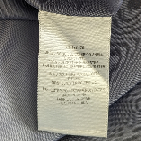 Jenny Yoo Adeline Peri Blue Gray Style 1781 Maxi Dress Size 6 - Picture 13 of 13